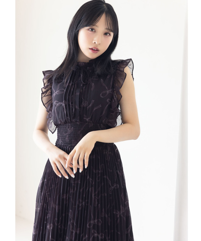 りぼんちゃんページです シックプリントリボンワンピース – weMALL