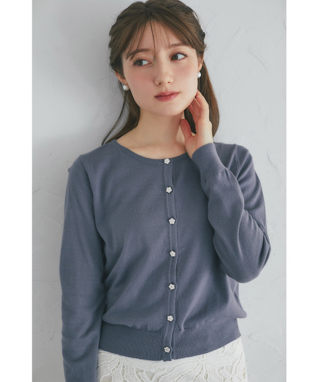 しっとり保湿シアバター加工＆ハンドウォッシュ♪フラワービジュー釦