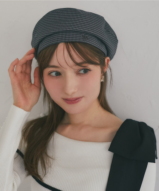 POLOセレクト】ロゴ刺繍入りベレー帽