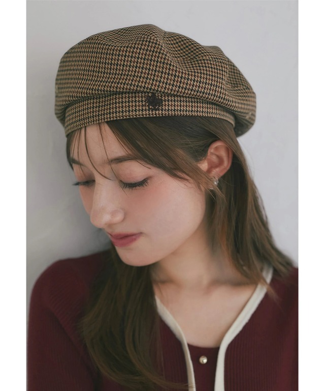 POLOセレクト】ロゴ刺繍入りベレー帽