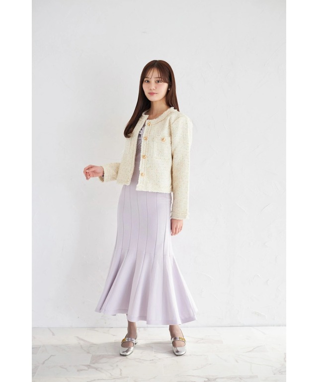 スパンコールツイードジャケット　即日発送 スパンコールツイードジャケット | ジャケット | NOELA OFFICIAL WEB STORE