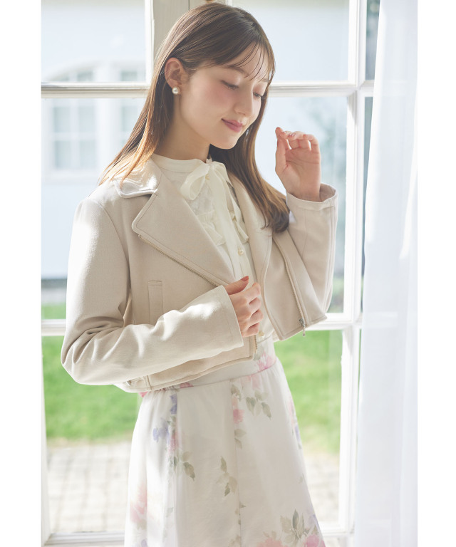 スエードライダースジャケット