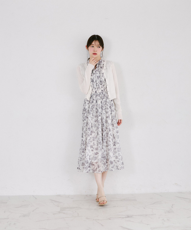 UVカット＆接触冷感＆花粉防止＆ハンドウォッシュ♪ビジューフラワー