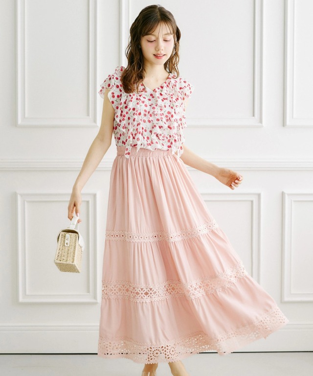 tocotocoワンピース　AS KNOW AS スカート【値下交渉可】 ≪通常販売≫classical tuck skirt （クラシカルタックスカート
