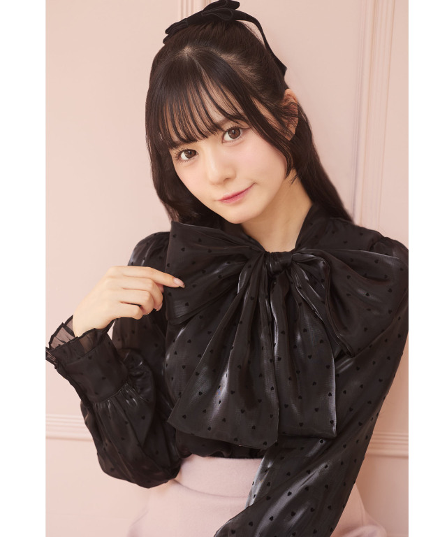 希少　リミフゥ　変形 スリーブ　リボン アレンジ プルオーバー　奇抜　ブラック 希少 リミフゥ 変形 スリーブ リボン アレンジ プルオーバー