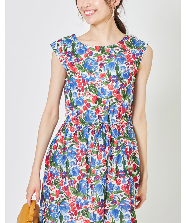 Dolce & Gabbana フラワープリント ノースリーブワンピース 3歳用 3歳