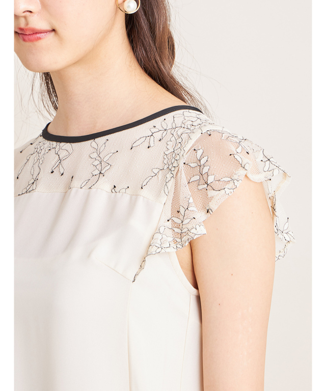 tocco closet（トッコ クローゼット）の「カットワーク刺繍襟