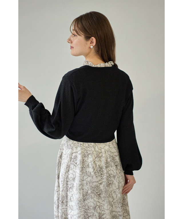 未使用　TO BE CHIC ラメ入り　フリルボレロ　　サイズⅤ 未使用 TO BE CHIC ラメ入り フリルボレロ サイズⅤ - メルカリ