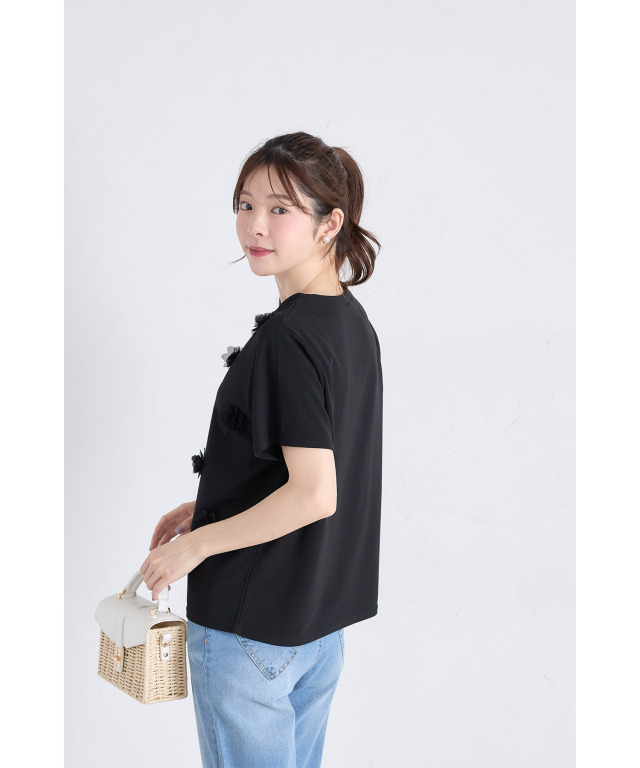 24時間以内発送！！Chico ピンク フラワーモチーフ トップス F Chico ピンク フラワーモチーフ トップス F - メルカリ