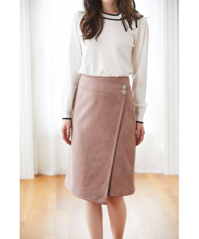 AUSTIN REED 花柄ビジュースカートスーツ