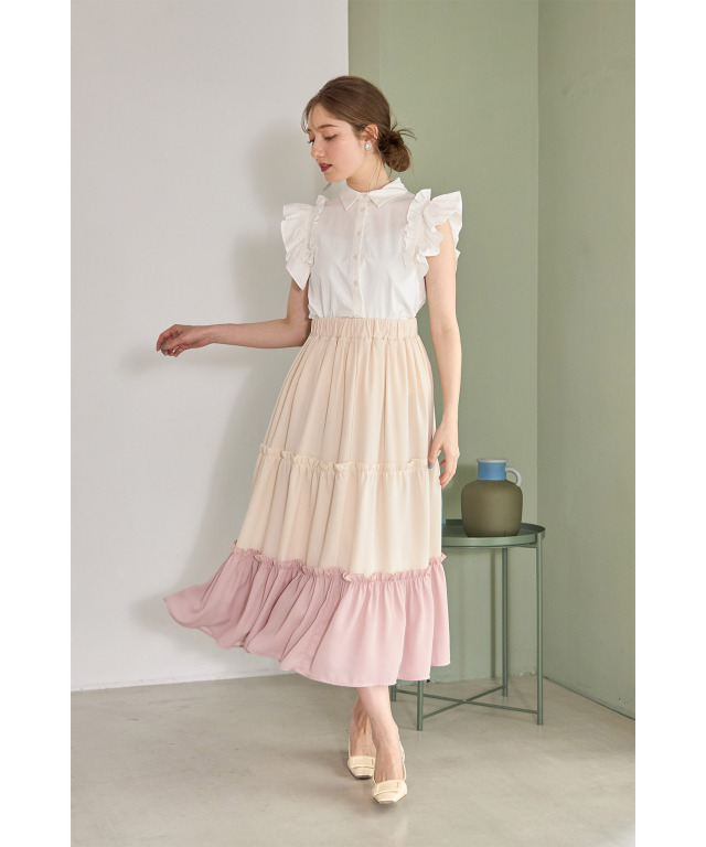 DriesVanNoten 巨大なヒョウ柄オーキッドドレープフレアスカート レオパード（ヒョウ柄） Dries Van Noten(ドリス ヴァン