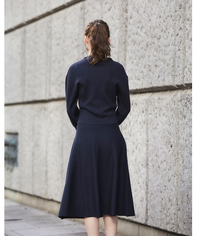 D&G/DOLCE&GABBANA☆薄手セーター&フレアスカート/上下セットアップ/春  