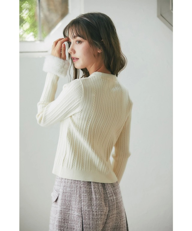 tocco♡袖ファーコーディガン 2024.9.5 UP！ REAL SHOP NEWS tocco-closet オフィシャルサイト