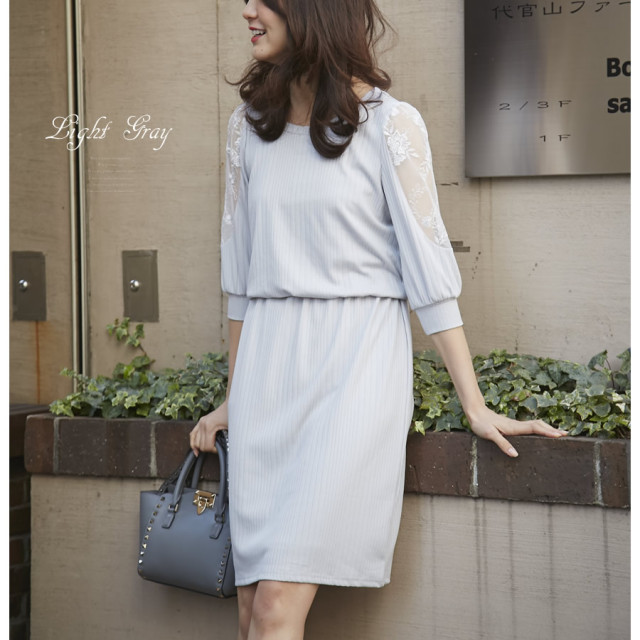 肩レース ランダムリブニットソーワンピース 5月22日 月 再販 Fanzy ファンジー 17 Tocco Closet トッコクローゼット Collection