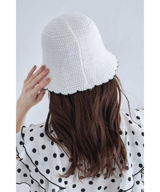 スカラップチューリップハット