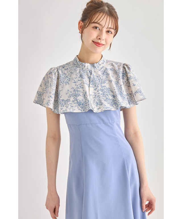 2WAYボウタイリボン付きケープトワルドジュイ切替バック 2WAYボウタイリボン付きケープトワルドジュイ切替バック