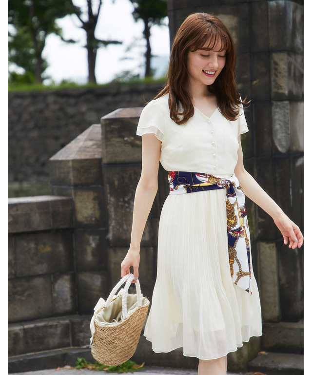 三越購入☆ロベルトカヴァリ☆ワンピ☆スカーフは別売りです