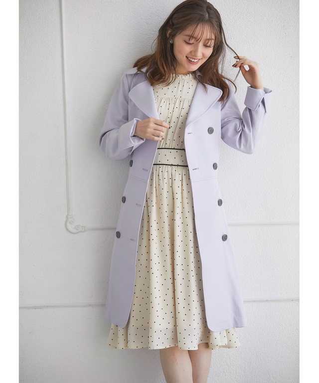 デキる女感を演出できる 王道トレンチコート