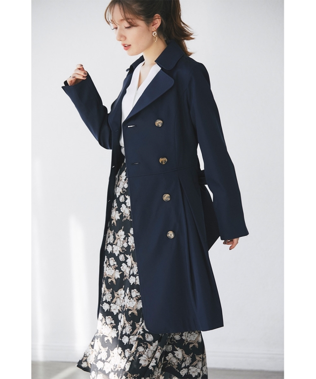 タフタタンブラー ノーカラーコート 13081108201 ノーカラーコート コート アウター ウエア ウィメンズ Tomorrowland Collection トゥモローランド 公式通販