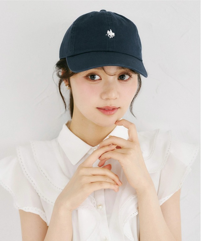 #FR2GOLF ロゴ刺繍入り チンストラップ付き ナイロンキャップ POLOセレクト】ロゴ刺繍入りキャップ