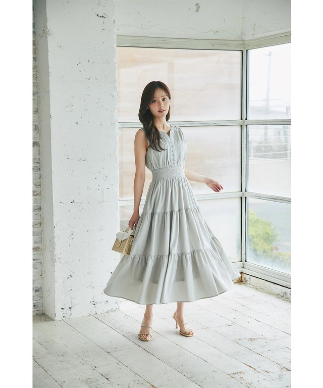 【美品】bonjour diary　ワンピース（クリップ付） BONJOUR DIARY]【LAST1！！】Ibiza top + Hairclip |