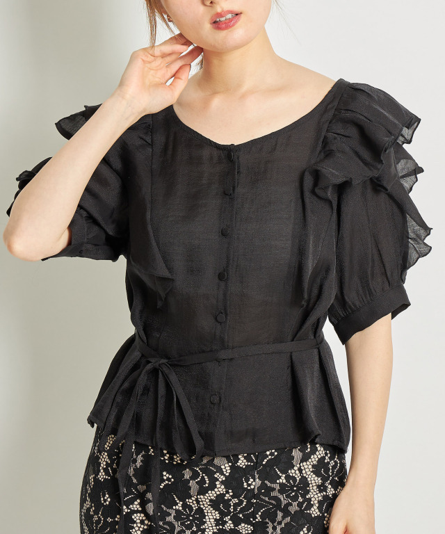 フラワーシフォンタンク♡エゴイスト系トップス フラワーシフォンタンク♡エゴイスト系トップス