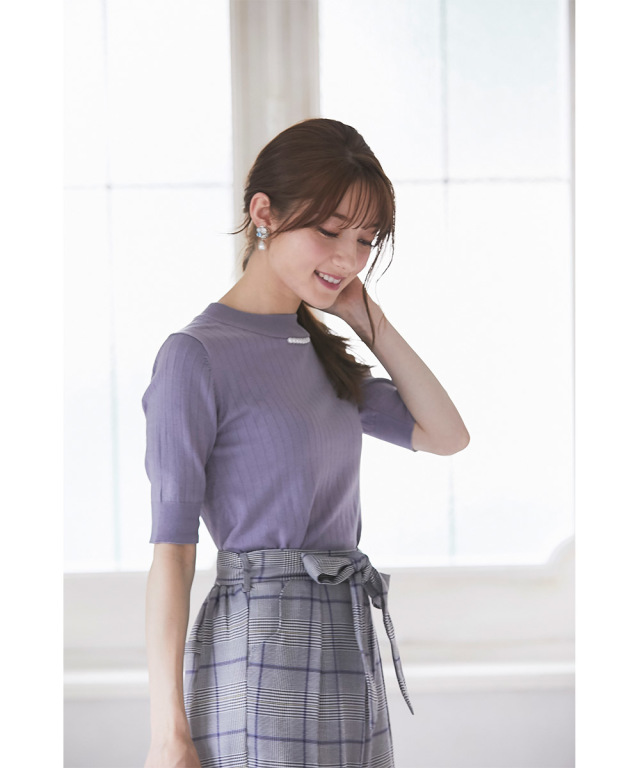 デューリリー Dewlily オーバーサイズストライプシャツ 10代 20