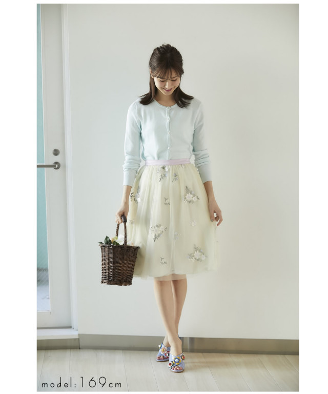 soraさま 美品 FOXEY 中綿キルティングスカート ハンガー付き