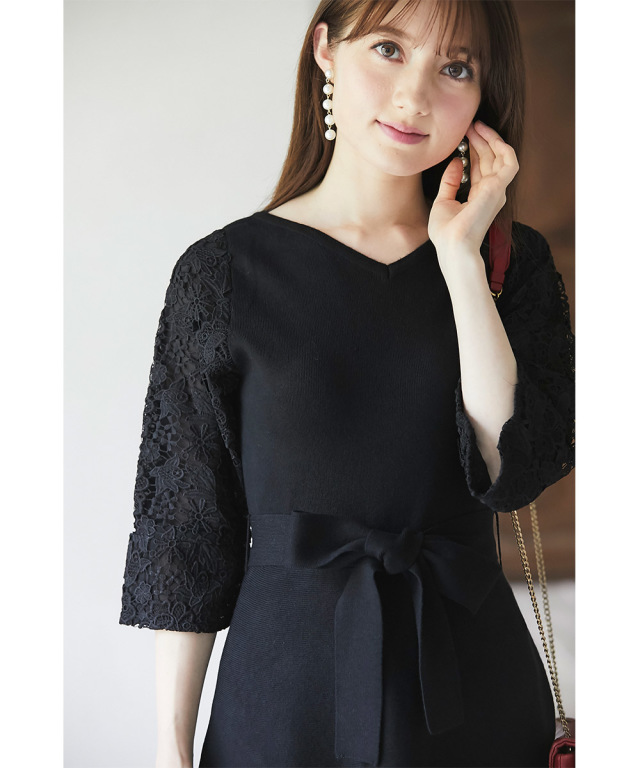 本日午前中大幅値下げ Mame Kurogouchi ニット ドレス ワンピース すぎれ 