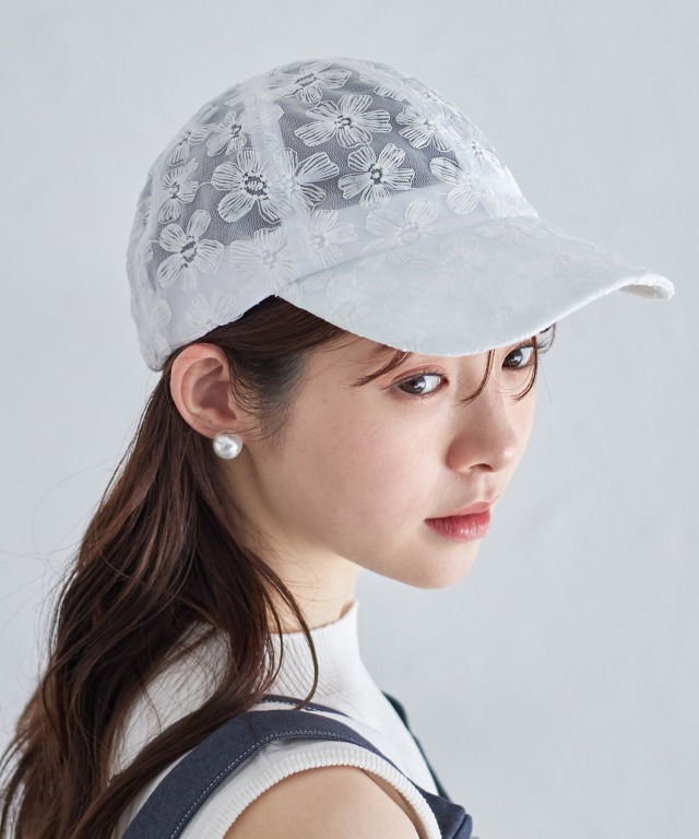 即納 トーションフリルキャップ オフ白 joticie-1.jpg