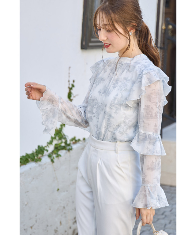 リュクス☆ ブラウス＆クロップパンツ ラグジュアリーセット BEAUTY&YOUTH UNITED ARROWS｜【WEB限定 WARDROBE SMART
