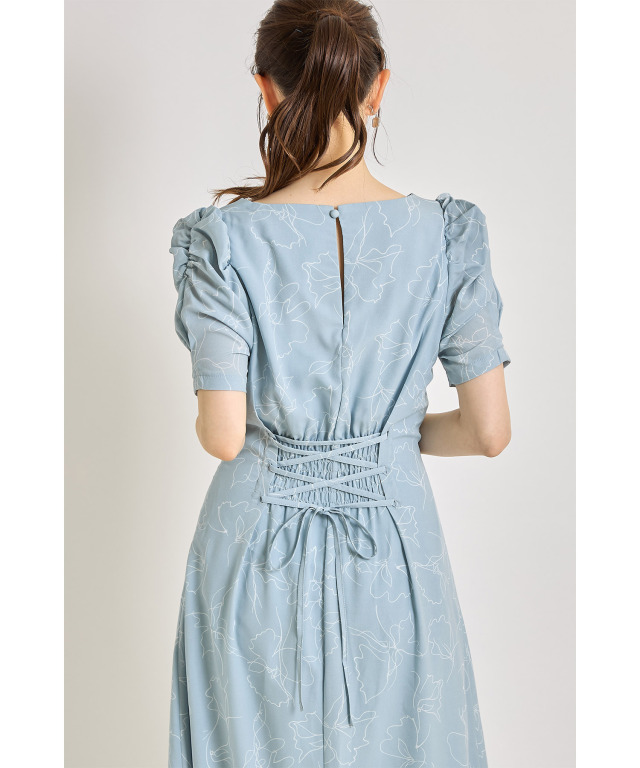 ＊送料・関税込み＊CHLOE ワンピース ピンタック&プリント入り 送料・関税込み＊CHLOE ワンピース ピンタック&プリント入り