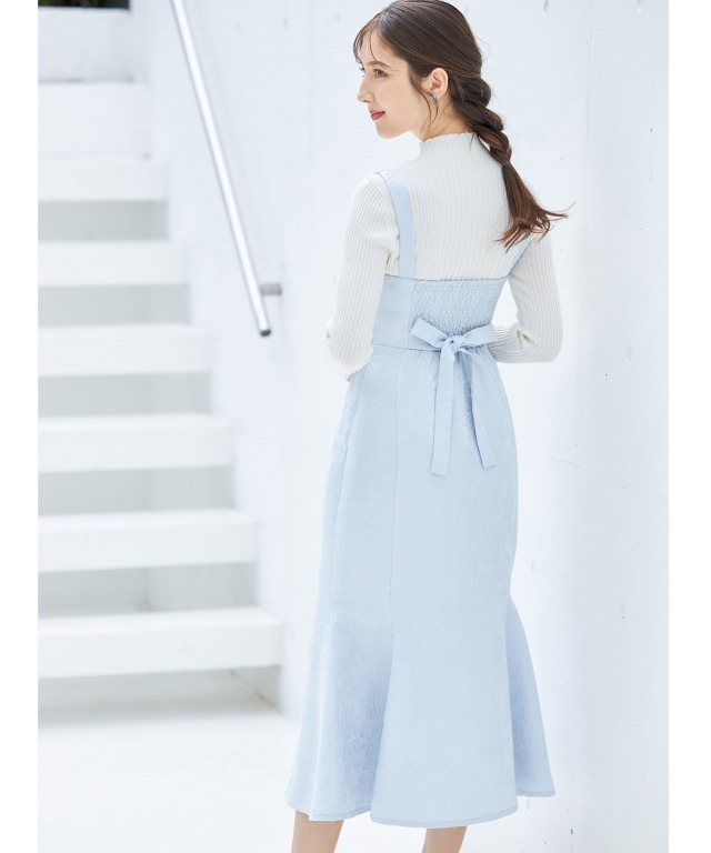 tokotokoさん専用 新品　五感　　ジャンバースカート デニム調スラブストレッチ ジャンパースカート（01-09OG02-204