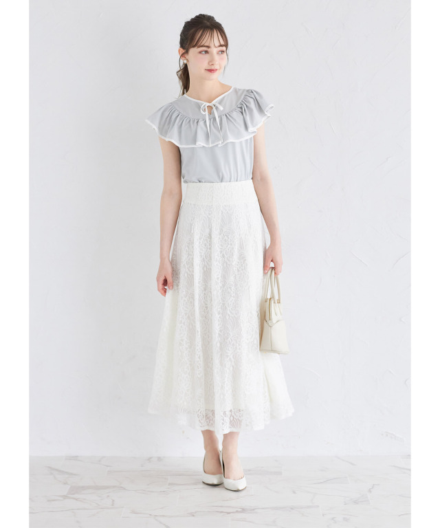 関税,送料無料Veronica Beard Vintryコットンレーススカート Vintry Eyelet Skirt