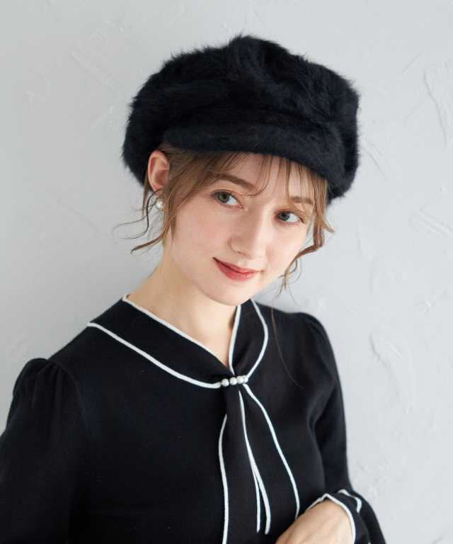 シャギーキャスケット