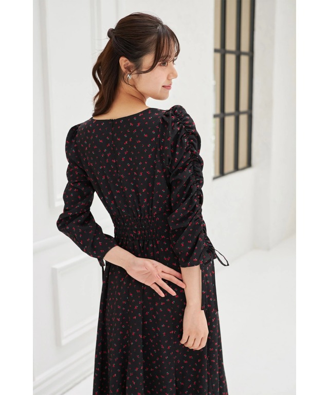 小花柄アソートプリントワンピース