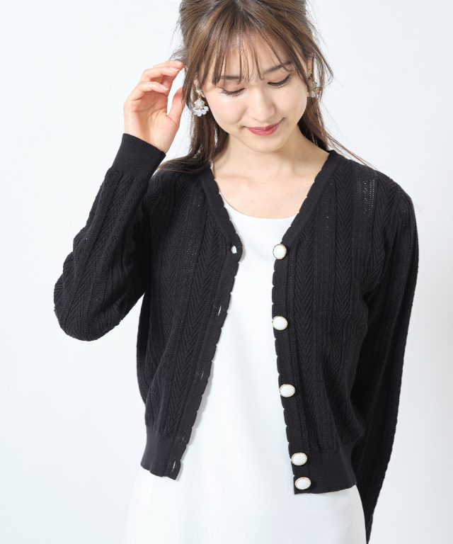 【極美品✨】トッカ　カーディガン　ネロ　フリル　ウォッシャブル　2022年　黒 TOCCA（カーディガン）のフリマアイテム一覧