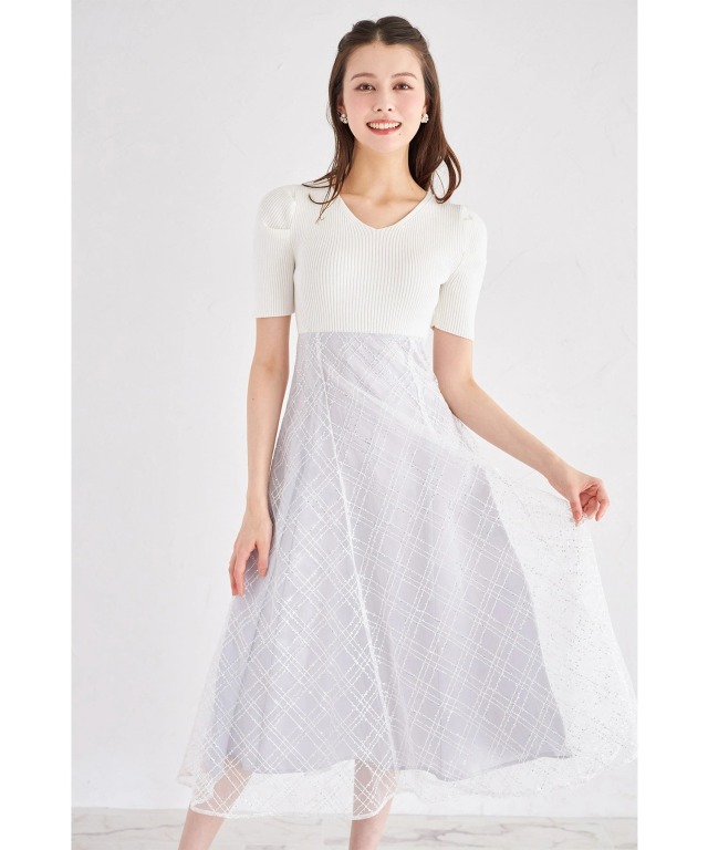 ワンピース roco RODEO CROWNS WIDE BOWL | ドッキングフリルワンピース