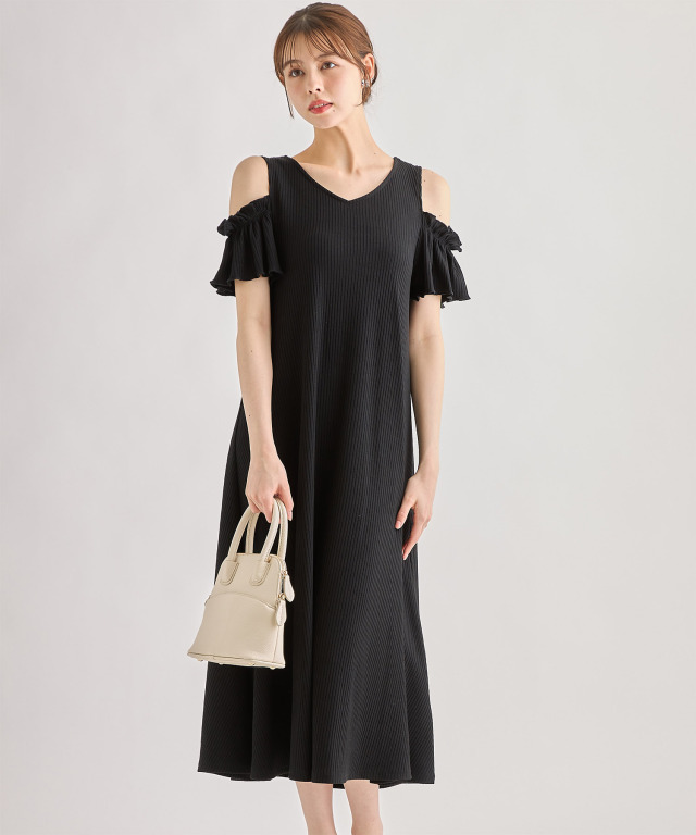 ゆか　様　　専用　コルソロッソ イタリー　　コットン　ワンピース CALLERRY ／ シルク混ドットギャザーワンピース