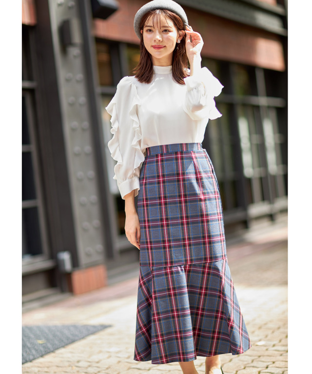 マーズ REAL MARS セットアップ チェック ミニスカート 平成ギャル  