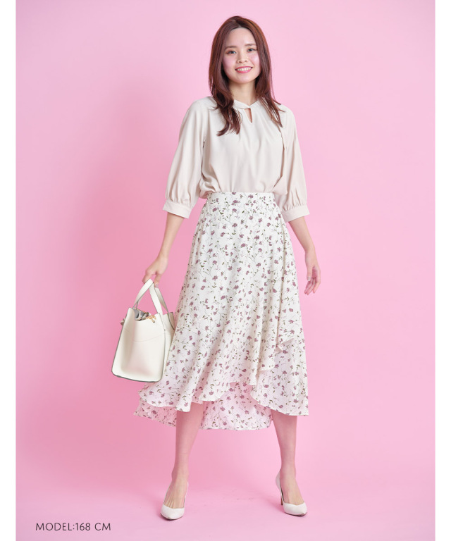 ら*️様 紫　バックテールスカート MAJOH MRcloset 新品タグ付き binelus-bk-6.jpg