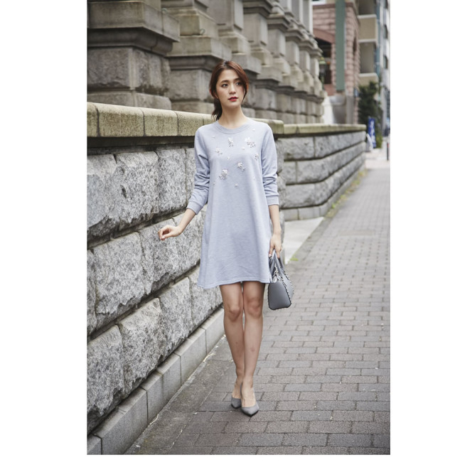 ミスブルマリン スウェットワンピース 14歳 熱っぽく 