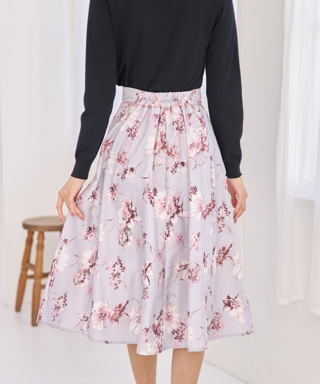 tocco closet❤︎フェミニン配色ライン入りフラワープリントフレアスカート menian-13.jpg