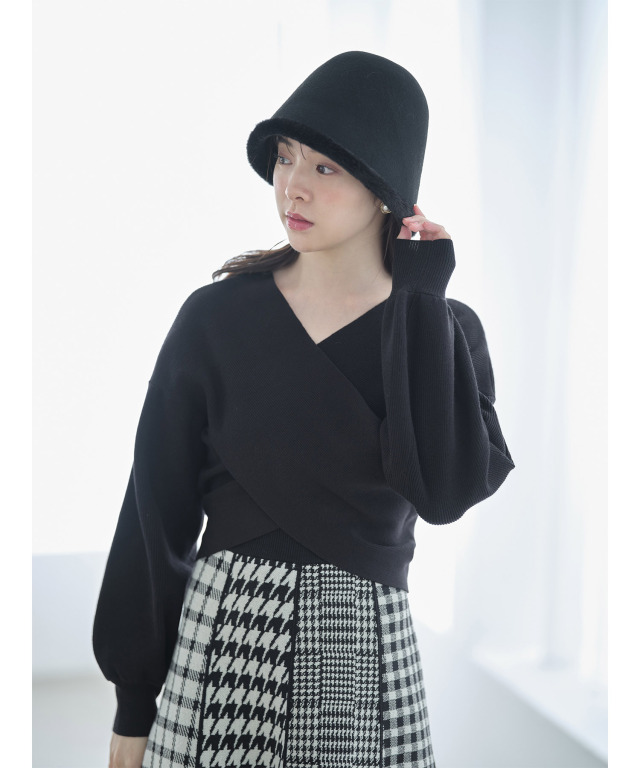 ミッキー　ファー バケットハット 2色セット ディズニー ミッキーマウス 帽子 バケットハット ファー