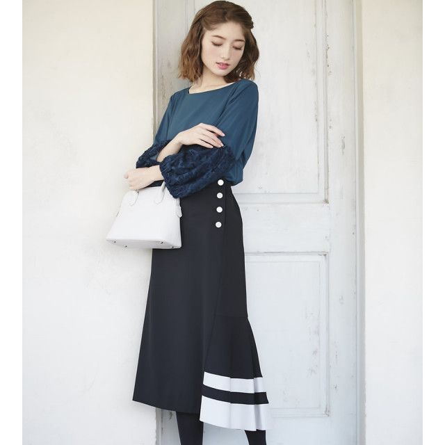 フィッシュテールへプラムスカート フィッシュテールへプラムスカート