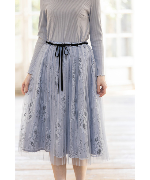 最旬グッドガールへアプローチ フラワーレースチュールスカート Motier モティア Tocco Closet トッコクローゼット Collection 舞川あいくさんはベージュ着用 最旬グッドガールへアプローチ フラワーレースチュールスカート Motier モティア Tocco Closet トッコクローゼット Collection 舞川あいくさんはベージュ着用