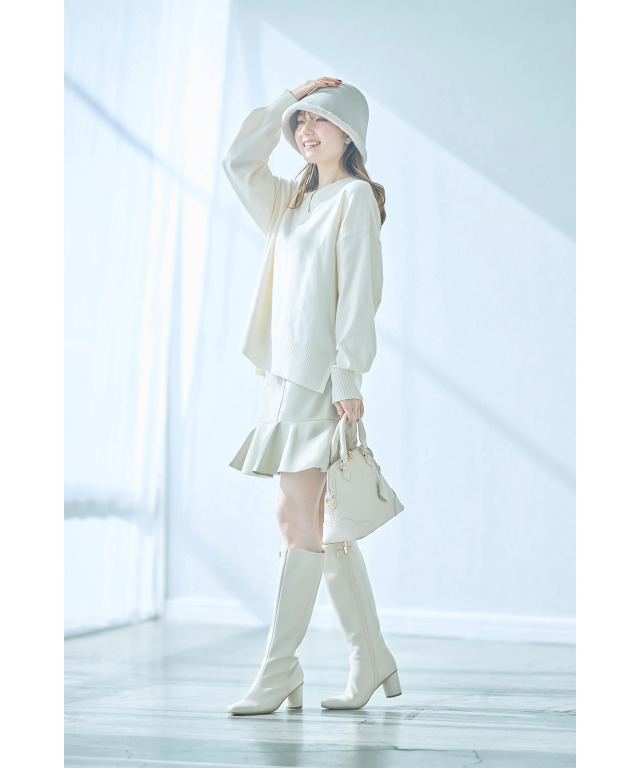 miiページ Bicolor American sleeve tank top【ハモミシノオトナフク】 |