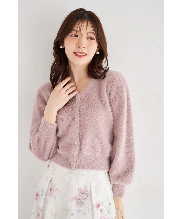 ナスコ様23aw faccies シャギー カーディガン　定価5.2万 ナスコ様23aw faccies シャギー カーディガン 定価5.2万 ナスコ