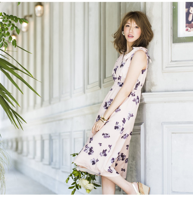 大人の甘さひとさじ♪フラワーワンピース 【natolia ナトリア】 tocco 