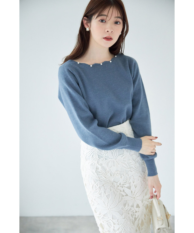 eLLa_Selectshop スカラッププルオーバー ella スカラップ プルオーバー